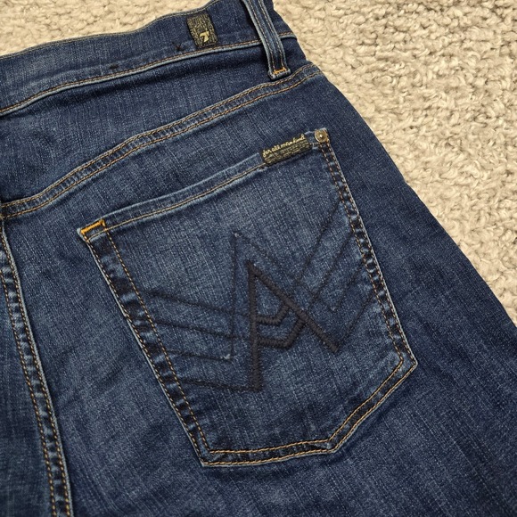 7 For All Mankind Austyn Jeans Medium Wash Straight Leg Men’s 36x33 - Picture 7 of 13